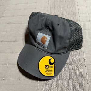 Carhartt Gray Mesh Back Logo Baseball Cap